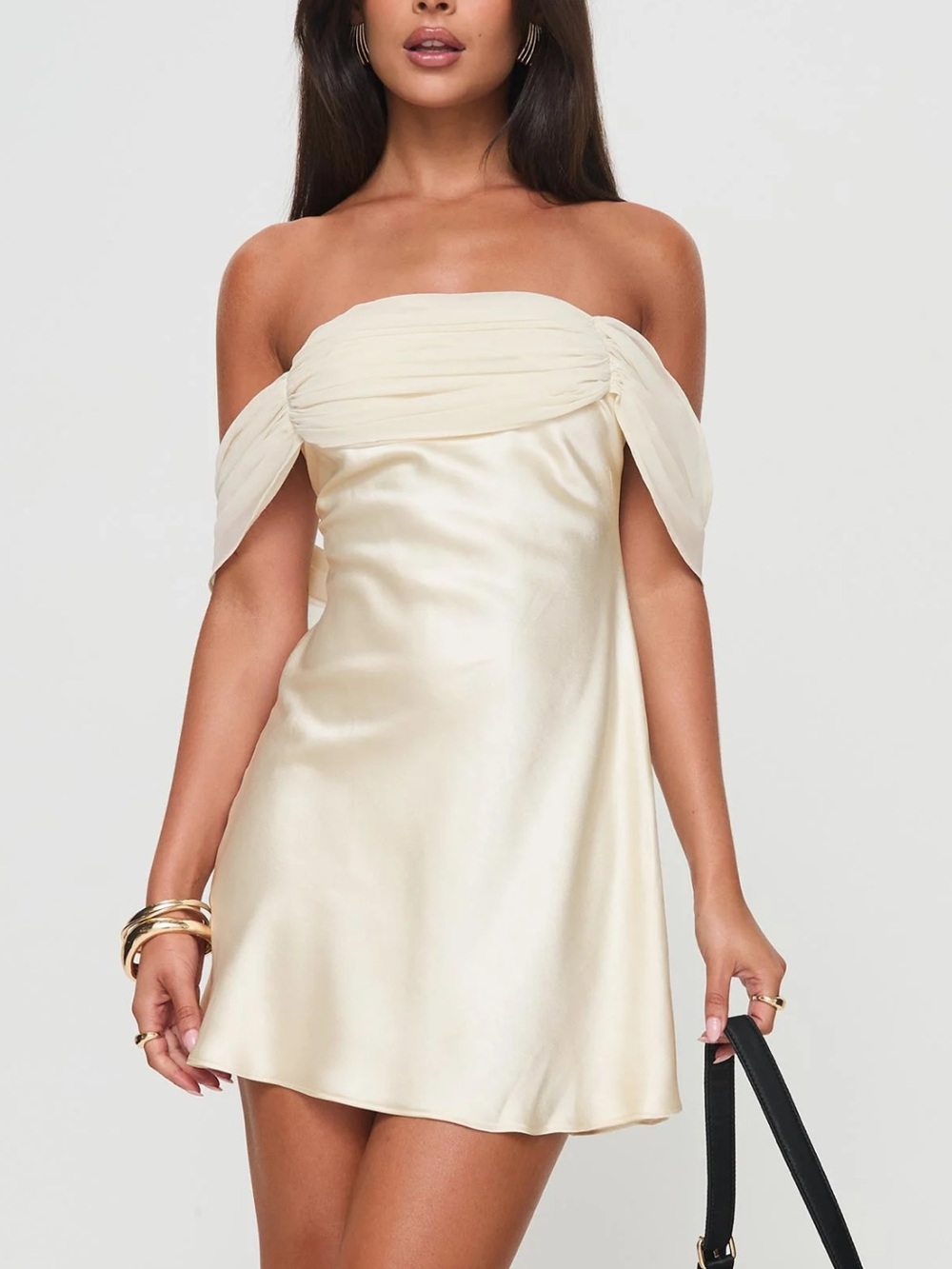 NWT princess Polly Adoration Mini Dress Cream